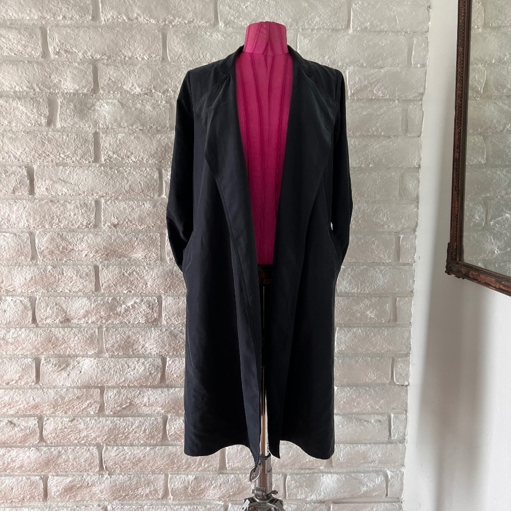 Vintage American Apparel Navy Trench Coat XS/S